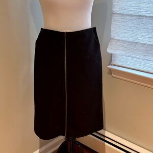 J Crew A line wool skirt